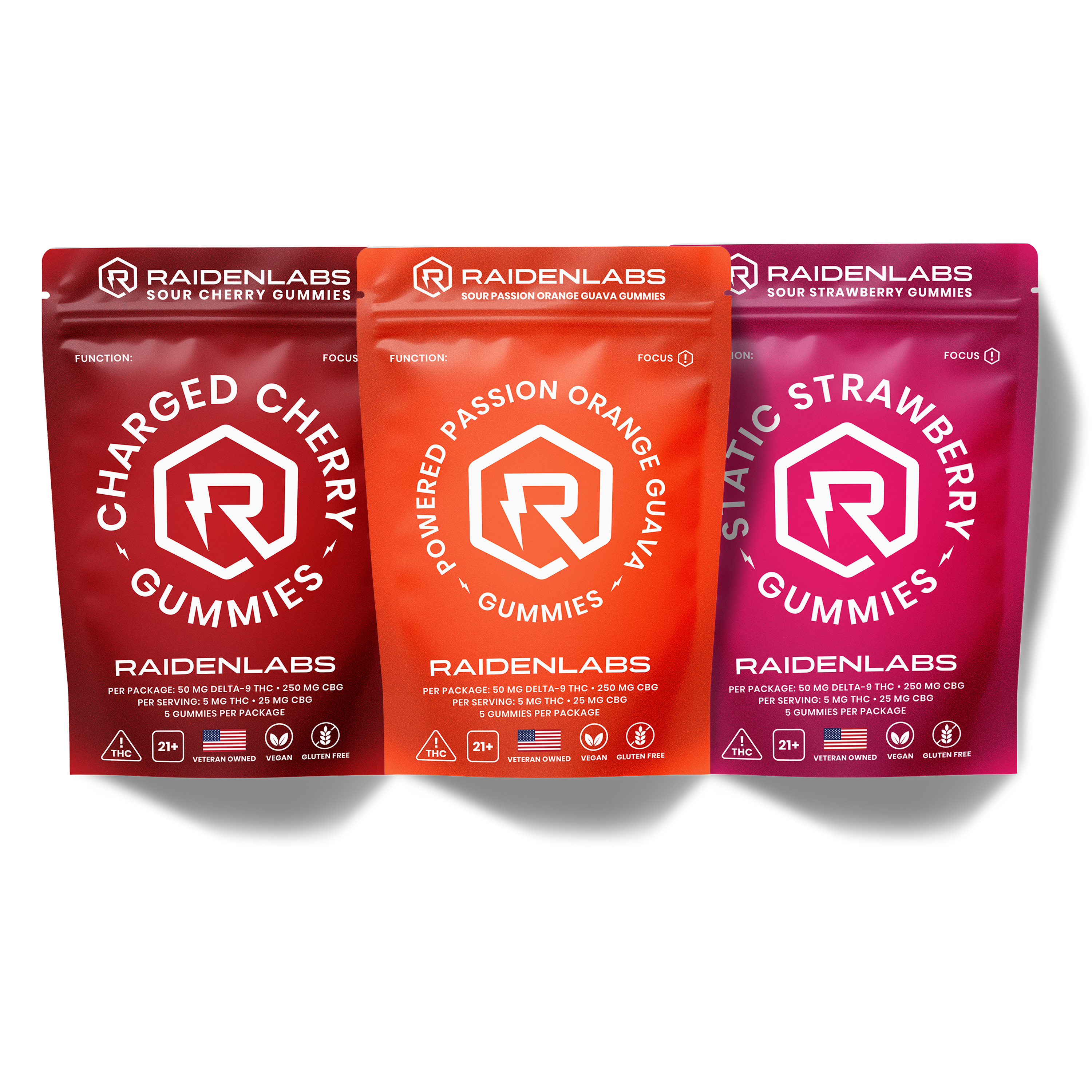 Daytime FOCUS CBG/ Δ9 -THC Gummies